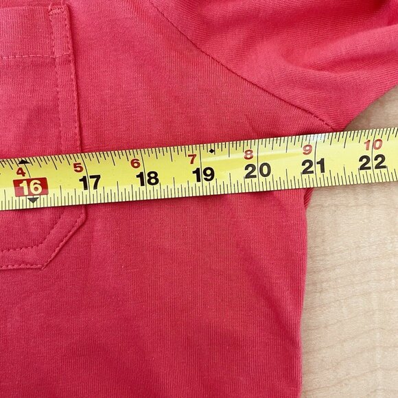 NWOT ARIAT REBAR Women's Coral Red Long Sleeve Hooded T-shirt Size Medium - Picture 12 of 13